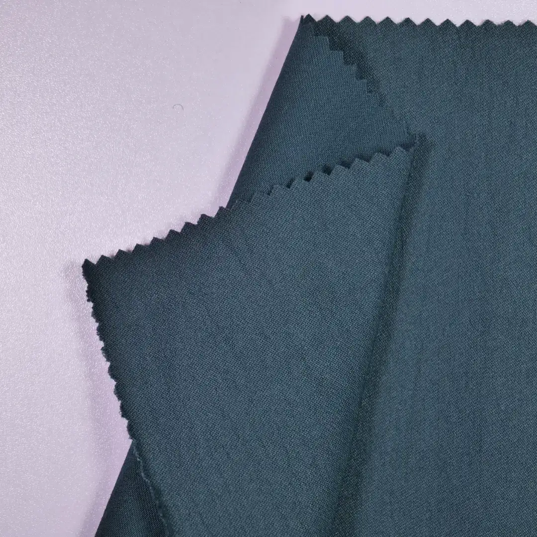 China Fabric for Blazer Single-way Stretch Woven Fabric Synthetic Woven Fabric Viscose Nylon Elastane blue color buy from China wholesaler bulk order at wholesale price free worldwide shipping Alibaba