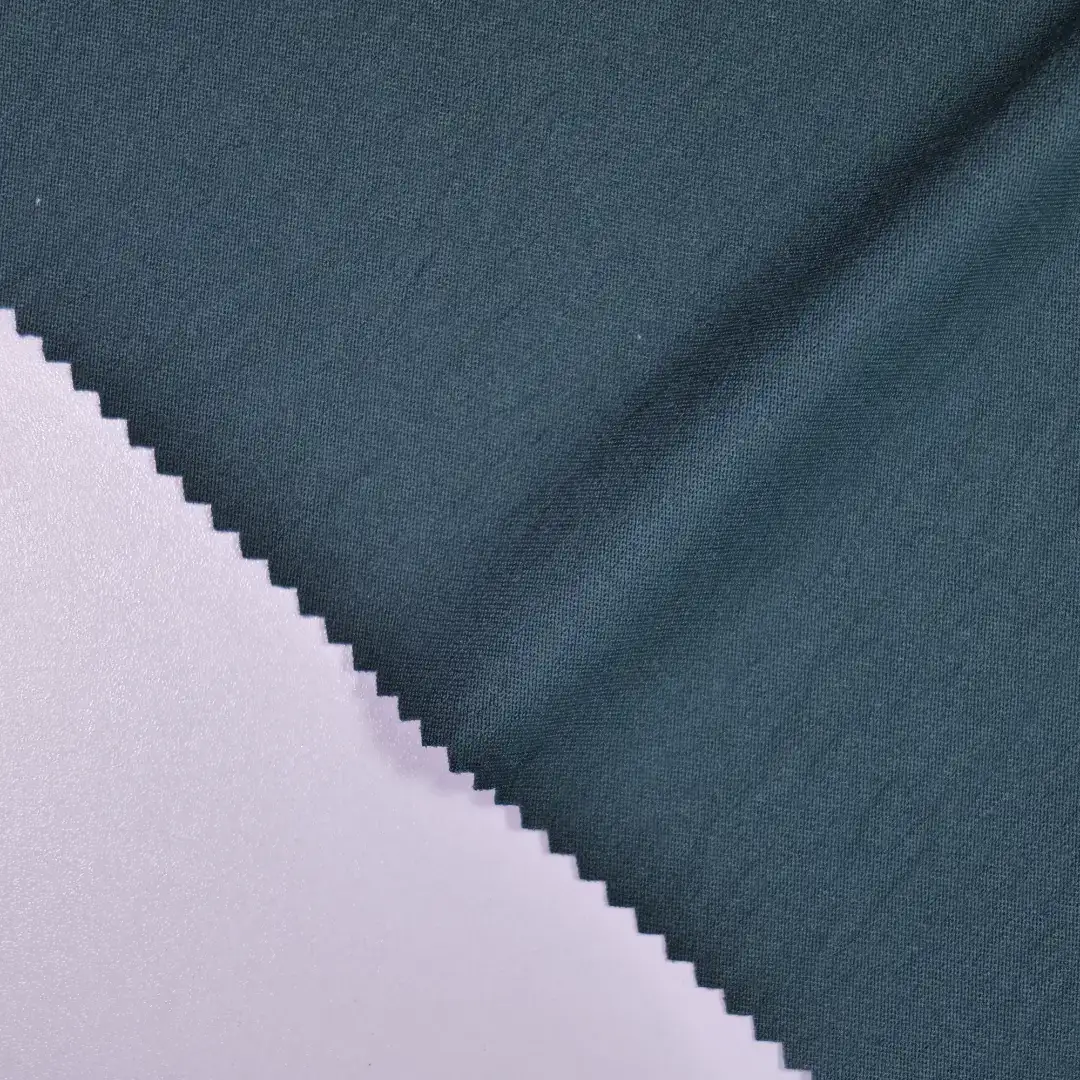 China Fabric for Blazer Single-way Stretch Woven Fabric Synthetic Woven Fabric Viscose Nylon Elastane blue color buy from China wholesaler bulk order at wholesale price free worldwide shipping Alibaba