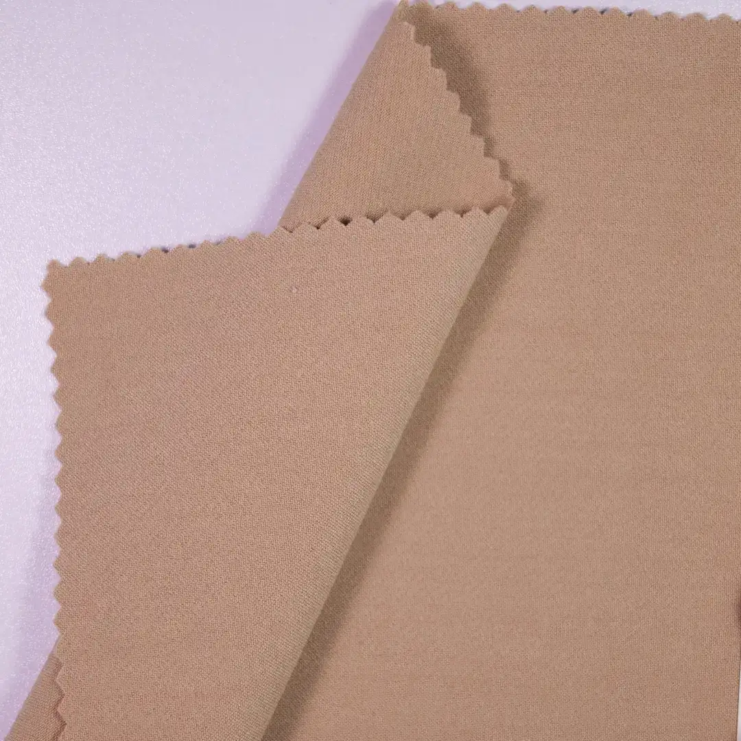 China Fabric for Pants,Blazer,Suit Polyester/Rayon Twill Woven Blended Fabric Polyester Rayon Spandex brown color buy from China wholesaler bulk order at wholesale price free worldwide shipping Alibaba