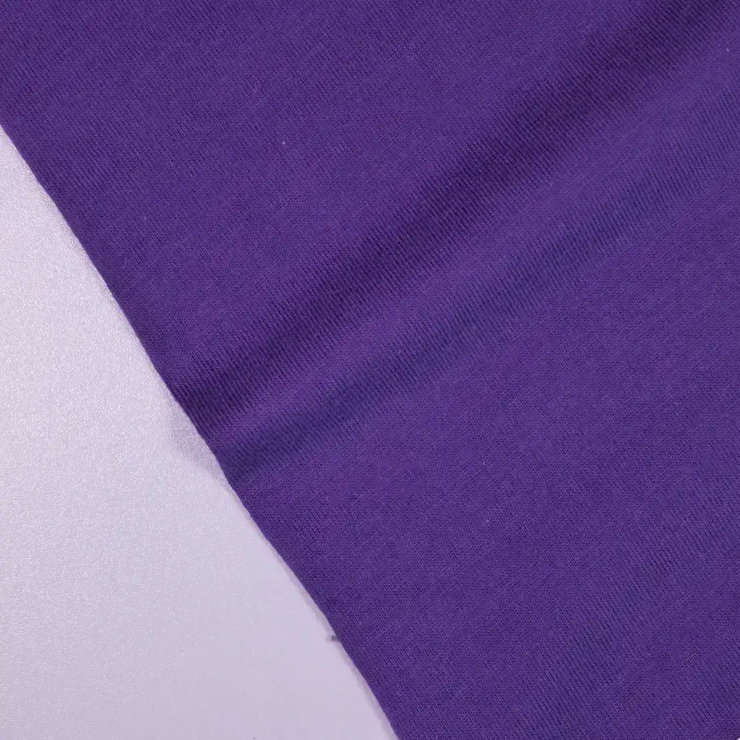 China Fabric for T-Shirt,Pajamas,Loungewear,Yoga Pants Single Jersey Knit Fabric Cotton Polyester PURPLE color buy from China wholesaler bulk order at wholesale price free worldwide shipping Alibaba