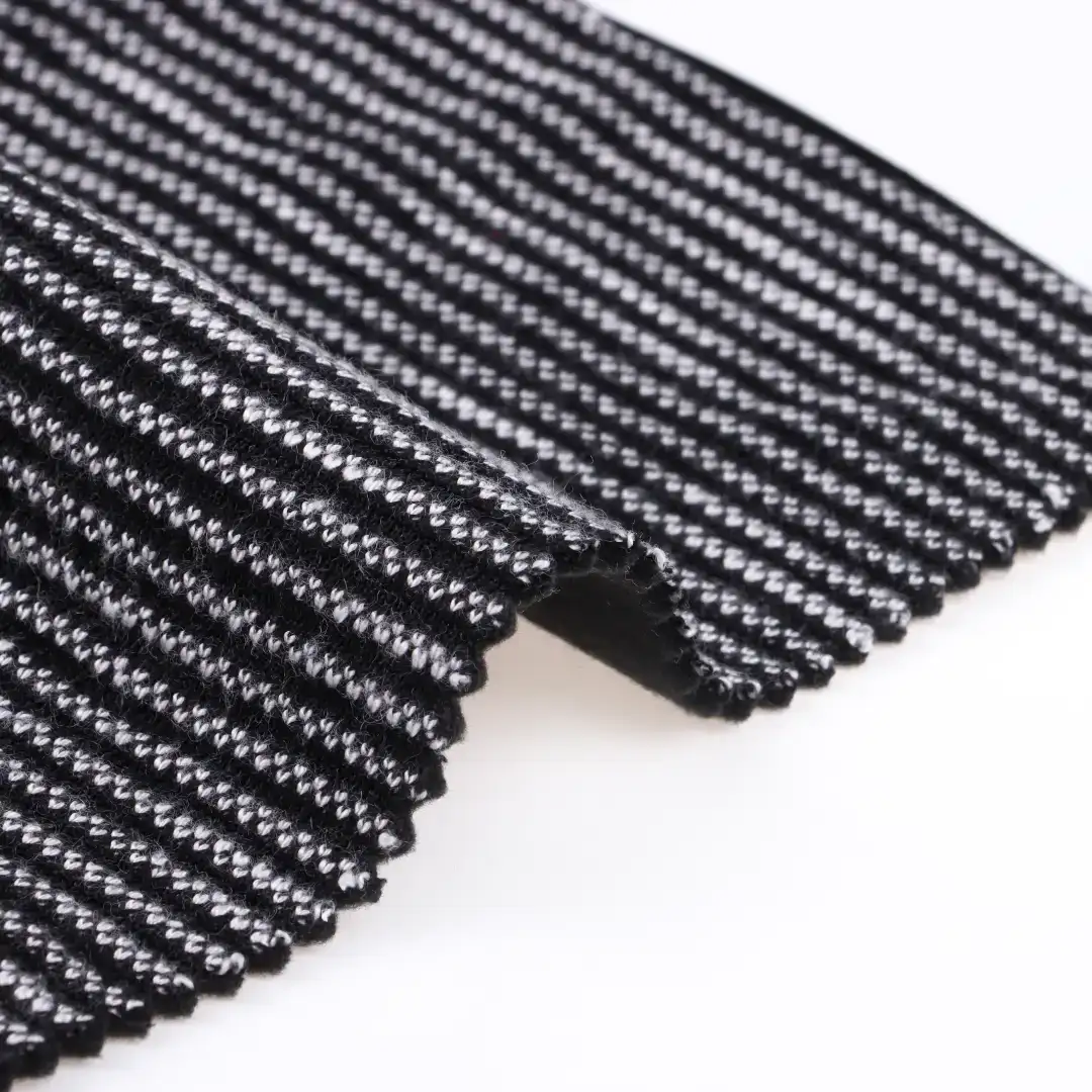 China Fabric for Jackets,Blazer Weft Jacquard Knit Fabric Polyester Viscose Spandex BLACK/WHITE color buy from China wholesaler bulk order at wholesale price free worldwide shipping Alibaba