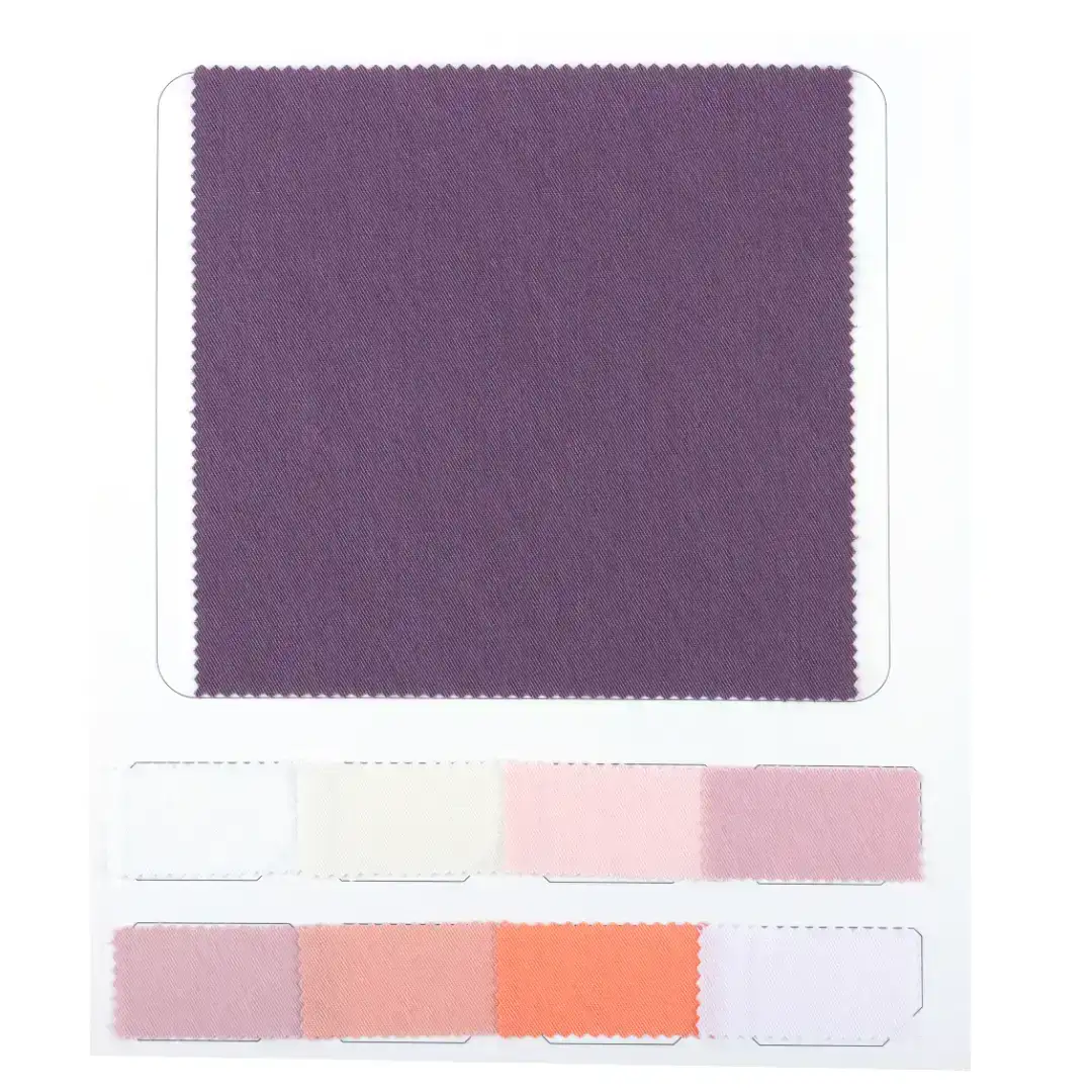 China Fabric for Shirt,Pants,Blouse Polyester/Rayon Plain Woven Blended Fabric Rayon Polyester Spandex Deep Purple -105# color buy from China wholesaler bulk order at wholesale price free worldwide shipping Alibaba