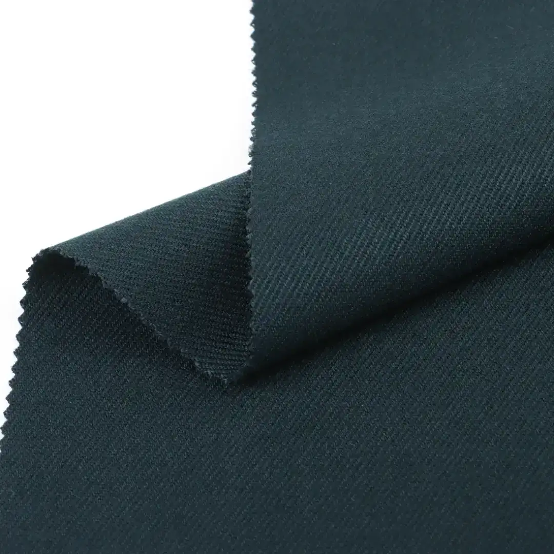 China Fabric for Pants,Suit,Chino Polyester/Rayon Twill Woven Blended Fabric Polyester Rayon Spandex GREEN BLACK-11# color buy from China wholesaler bulk order at wholesale price free worldwide shipping Alibaba