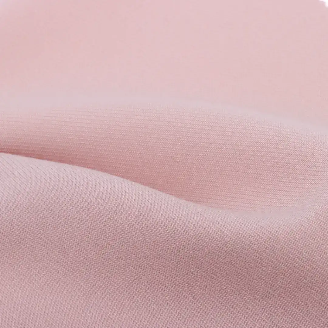 China Fabric for Pants,Blazer,Suit Polyester/Rayon Twill Woven Blended Fabric Polyester Rayon Spandex Pink-14# color buy from China wholesaler bulk order at wholesale price free worldwide shipping Alibaba