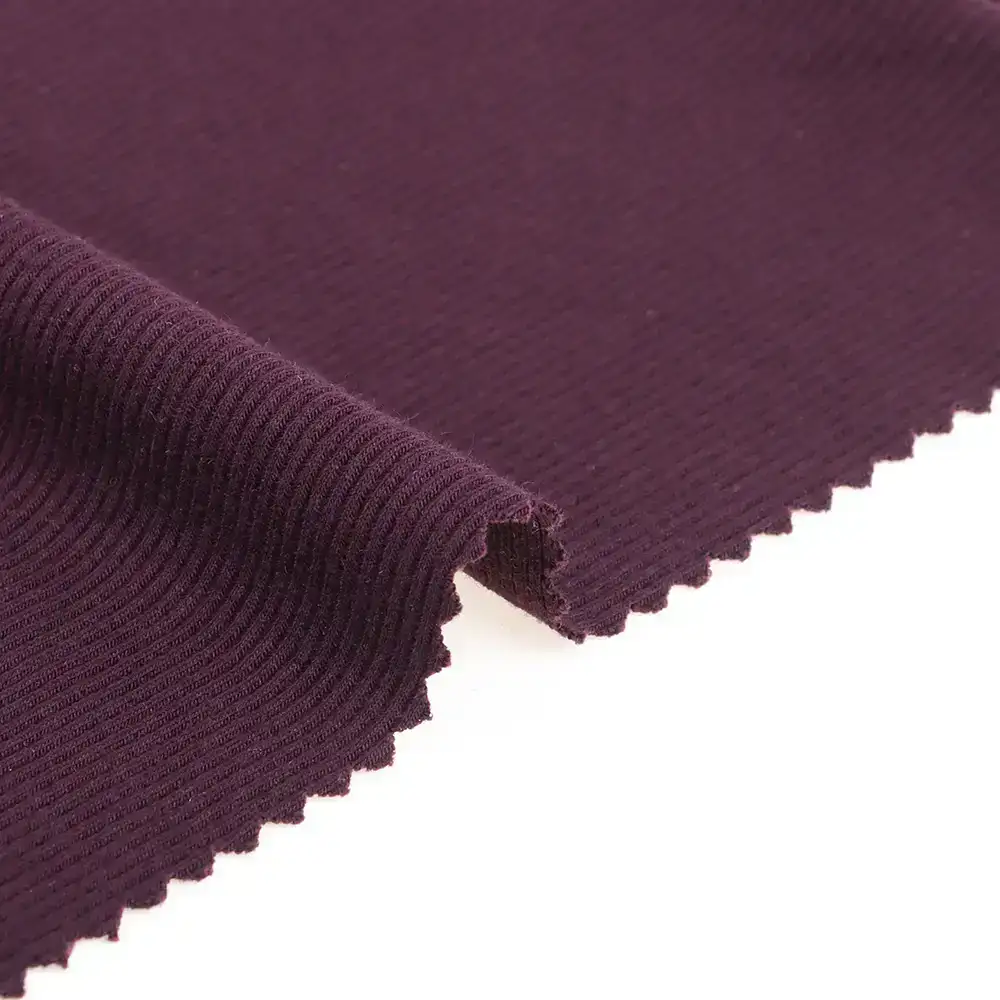 China Fabric for Tank Top,Sports Bras Rib Knit Fabric Polyester Rayon Elastane violet color buy from China wholesaler bulk order at wholesale price free worldwide shipping Alibaba