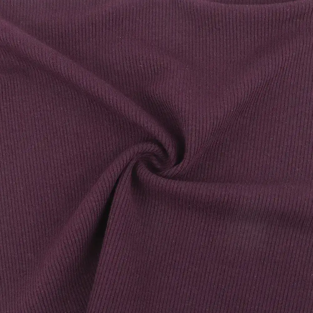 China Fabric for Tank Top,Sports Bras Rib Knit Fabric Polyester Rayon Elastane violet color buy from China wholesaler bulk order at wholesale price free worldwide shipping Alibaba