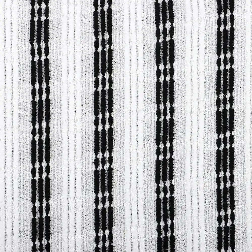 China Fabric for Tank Top,Blouse,Ladies Vest  Lace Knit Fabric Polyester Elastane black/white color buy from China wholesaler bulk order at wholesale price free worldwide shipping Alibaba