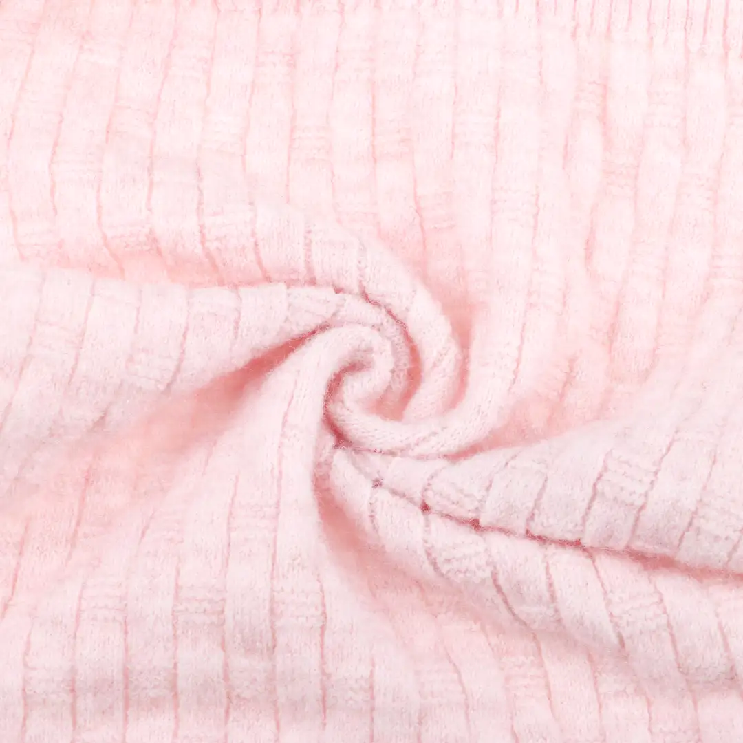 China Yarn for Hoodie  (Sweater),Dresses (Cardigan Open) (Sweater),Dresses (Cardigan Button) (Sweater),Dresses (Pullover) (Sweater),Knitted Trousers (Sweater),Jump suit,Tracksuits Mossy Yarn Fancy Yarn Polyester Wool Spandex Pink color buy from China wholesaler bulk order at wholesale price free worldwide shipping Alibaba