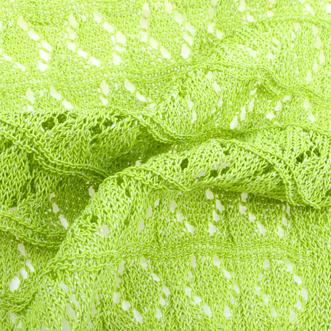 China Yarn for Polo Shirt,Crop Top,Full-Zipper Cardigan (Sweater),Half-Zipper Cardigan (Sweater) Core Spun Yarn Regular Yarn Recycled Polyester BCI Cotton Lurex Green color buy from China wholesaler bulk order at wholesale price free worldwide shipping Alibaba