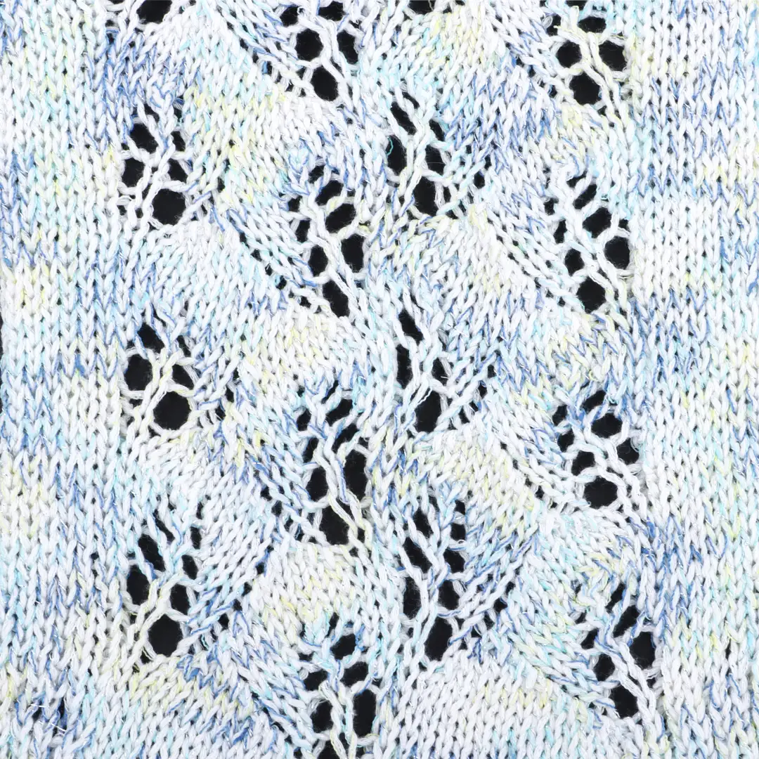 China Yarn for Crop Top,Round Neck Pullover (Sweater),Crew Neck Pullover (Sweater),Crop Top Pullover (Sweater) Twisted Yarn Twisted Yarn BCI Cotton Recycled Polyester Lurex Blue and white and yellow color buy from China wholesaler bulk order at wholesale price free worldwide shipping Alibaba