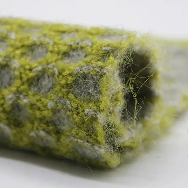 China Yarn for Open Cardigan (Sweater),Full-Zipper Cardigan (Sweater),Round Neck Pullover (Sweater),Crop Top Pullover (Sweater) Mossy Yarn Fancy Yarn Acrylic Elastane Nylon Polyester Wool 绿色+灰色 color buy from China wholesaler bulk order at wholesale price free worldwide shipping Alibaba