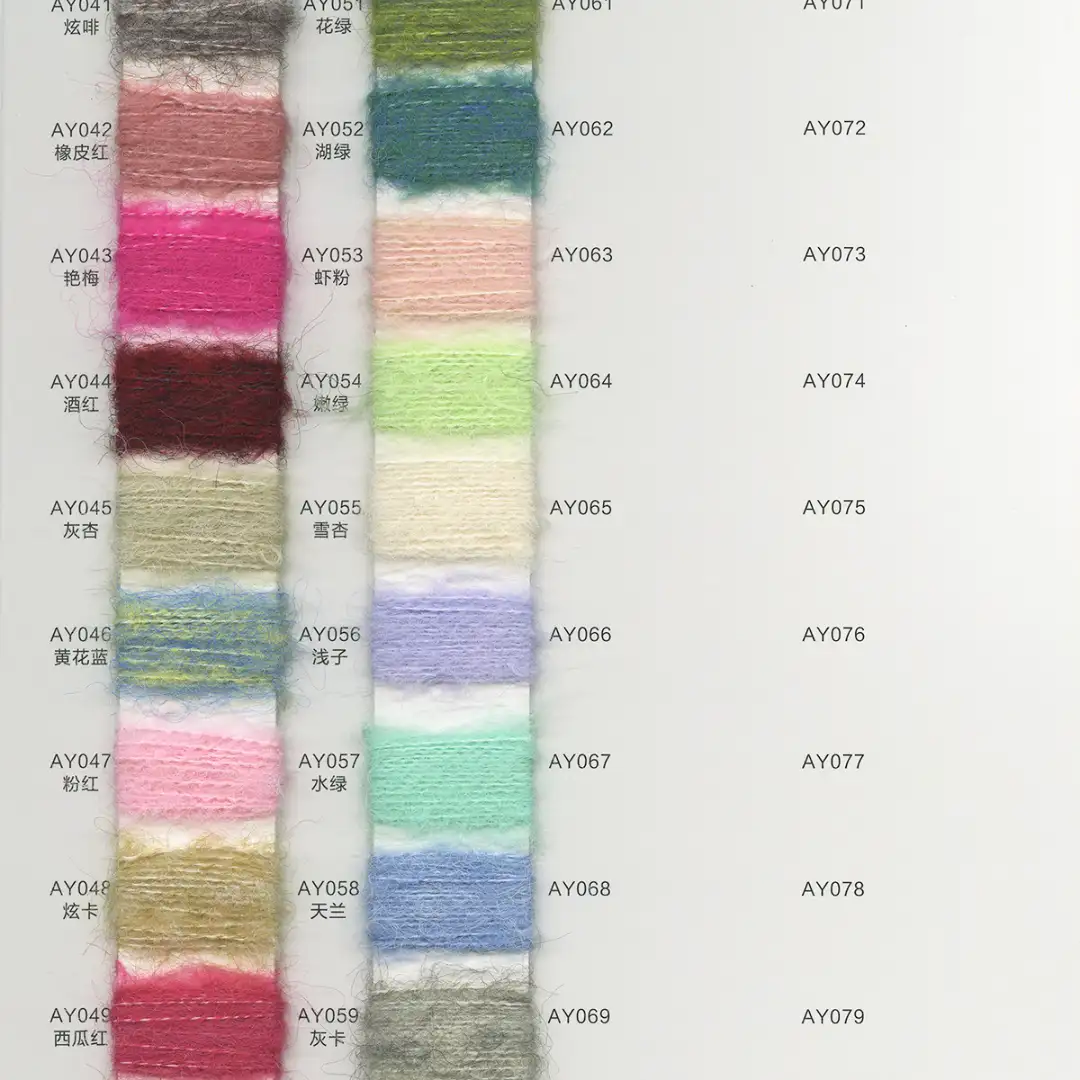 China Yarn for Open Cardigan (Sweater),Full-Zipper Cardigan (Sweater),Round Neck Pullover (Sweater),Crop Top Pullover (Sweater) Mossy Yarn Fancy Yarn Acrylic Elastane Nylon Polyester Wool 绿色+灰色 color buy from China wholesaler bulk order at wholesale price free worldwide shipping Alibaba