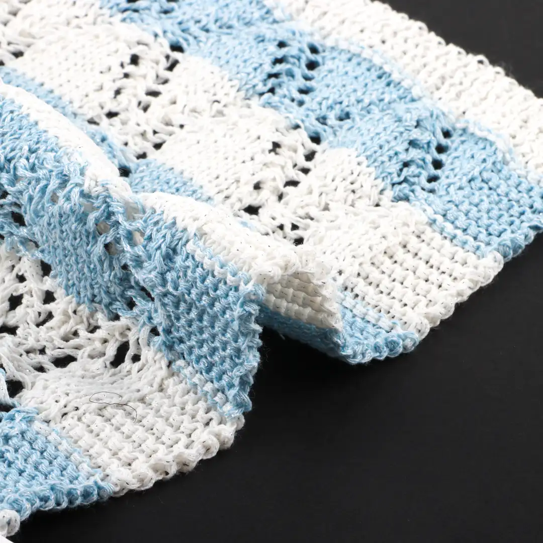 China Yarn for Hoodie,Round Neck Pullover (Sweater),Crew Neck Pullover (Sweater),Crop Top Pullover (Sweater) Flat Tape Yarn Fancy Yarn Recycled Polyester Nylon Metallic fiber Blue and white color buy from China wholesaler bulk order at wholesale price free worldwide shipping Alibaba