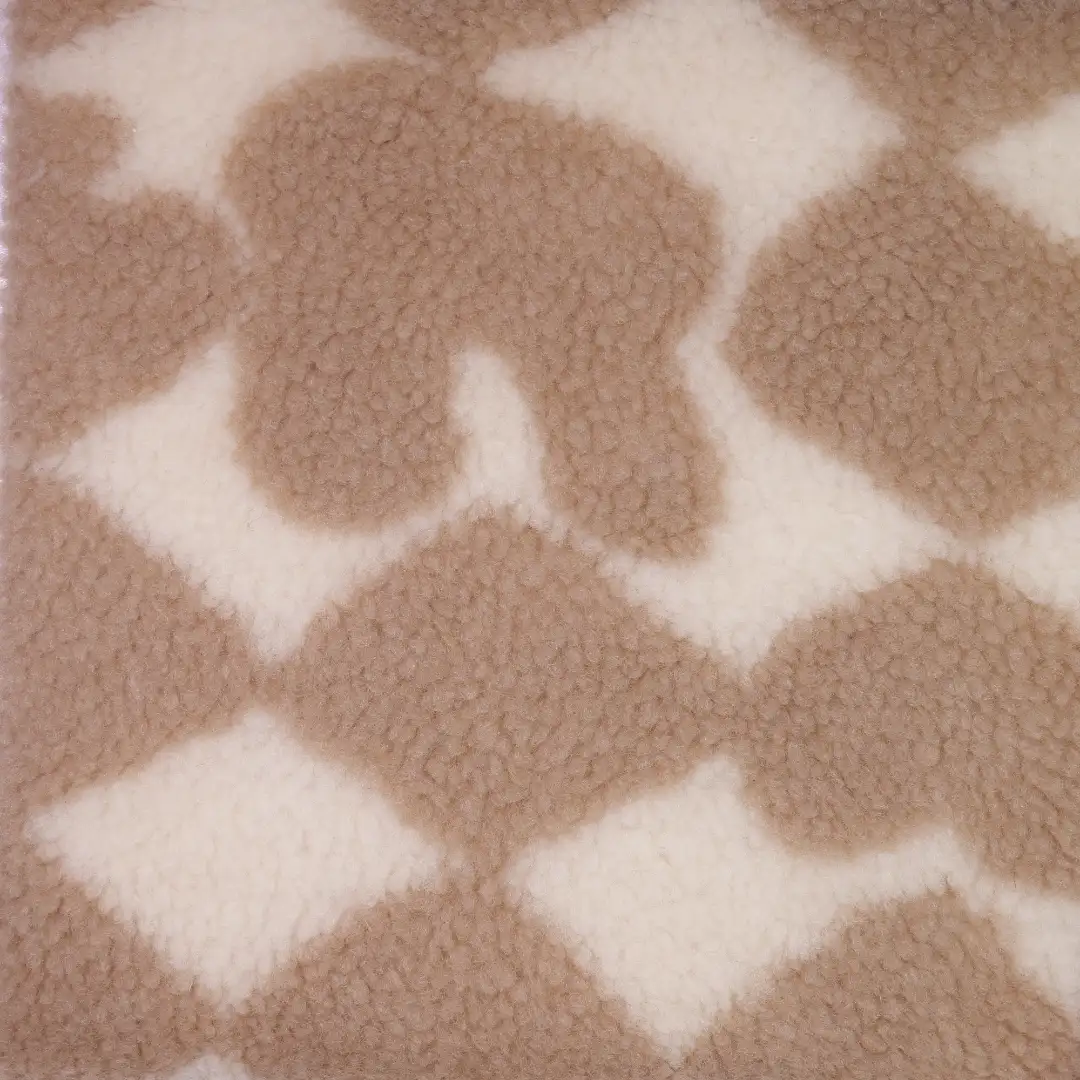 China Fabric for Crop Top Sherpa Knit Fabric Polyester Colorful color buy from China wholesaler bulk order at wholesale price free worldwide shipping Alibaba