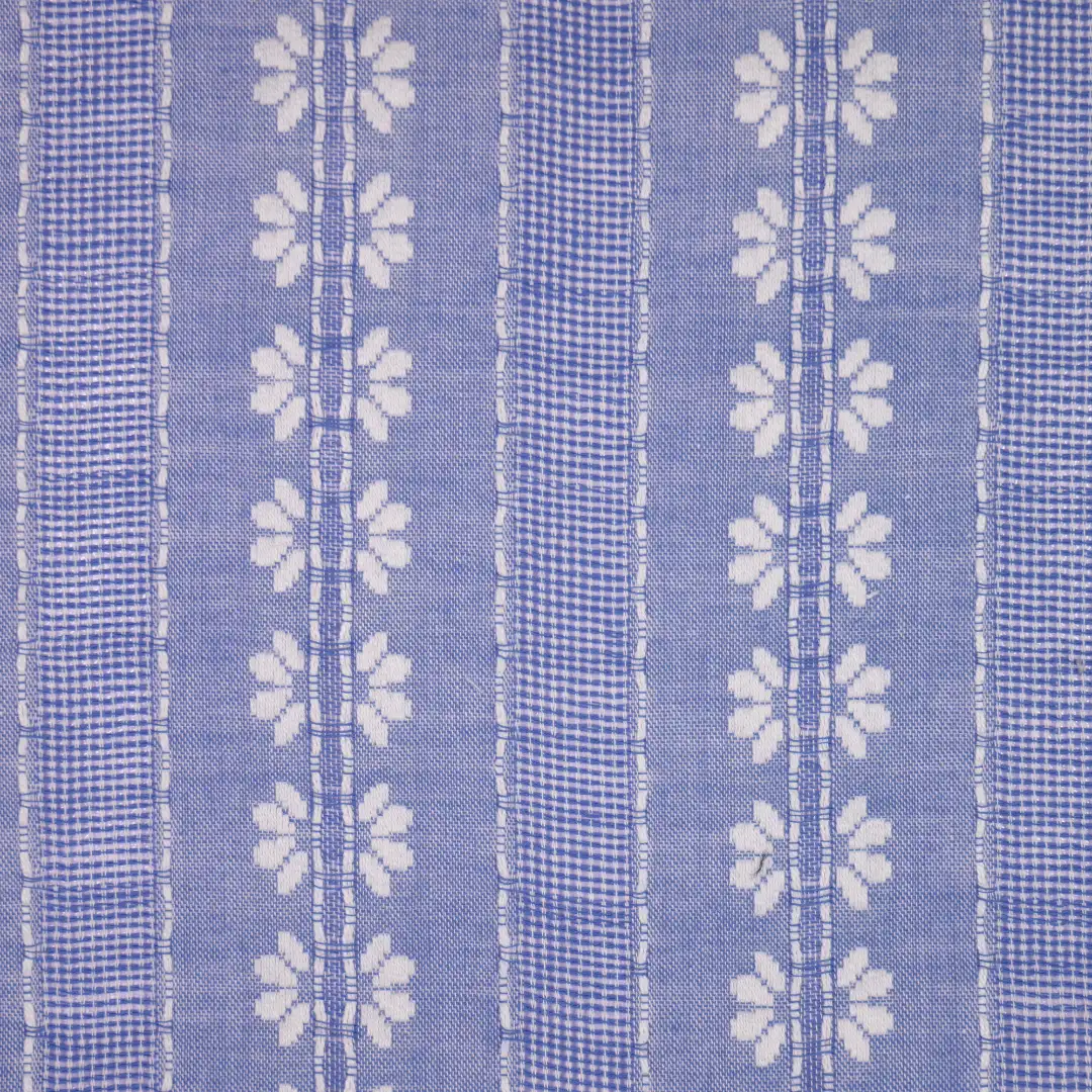 China Fabric for Blouse Cotton Dobby Natural Woven Fabric Cotton blue color buy from China wholesaler bulk order at wholesale price free worldwide shipping Alibaba