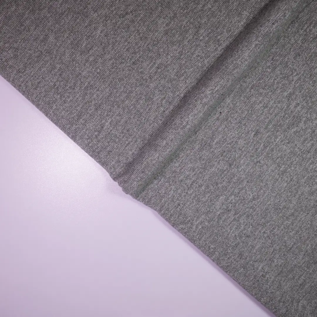 China Fabric for Full-Zipper Cardigan ,Knitted Jacket ,Knitted Trousers  Rib Knit Fabric Polyester Rayon Spandex Gray color buy from China wholesaler bulk order at wholesale price free worldwide shipping Alibaba