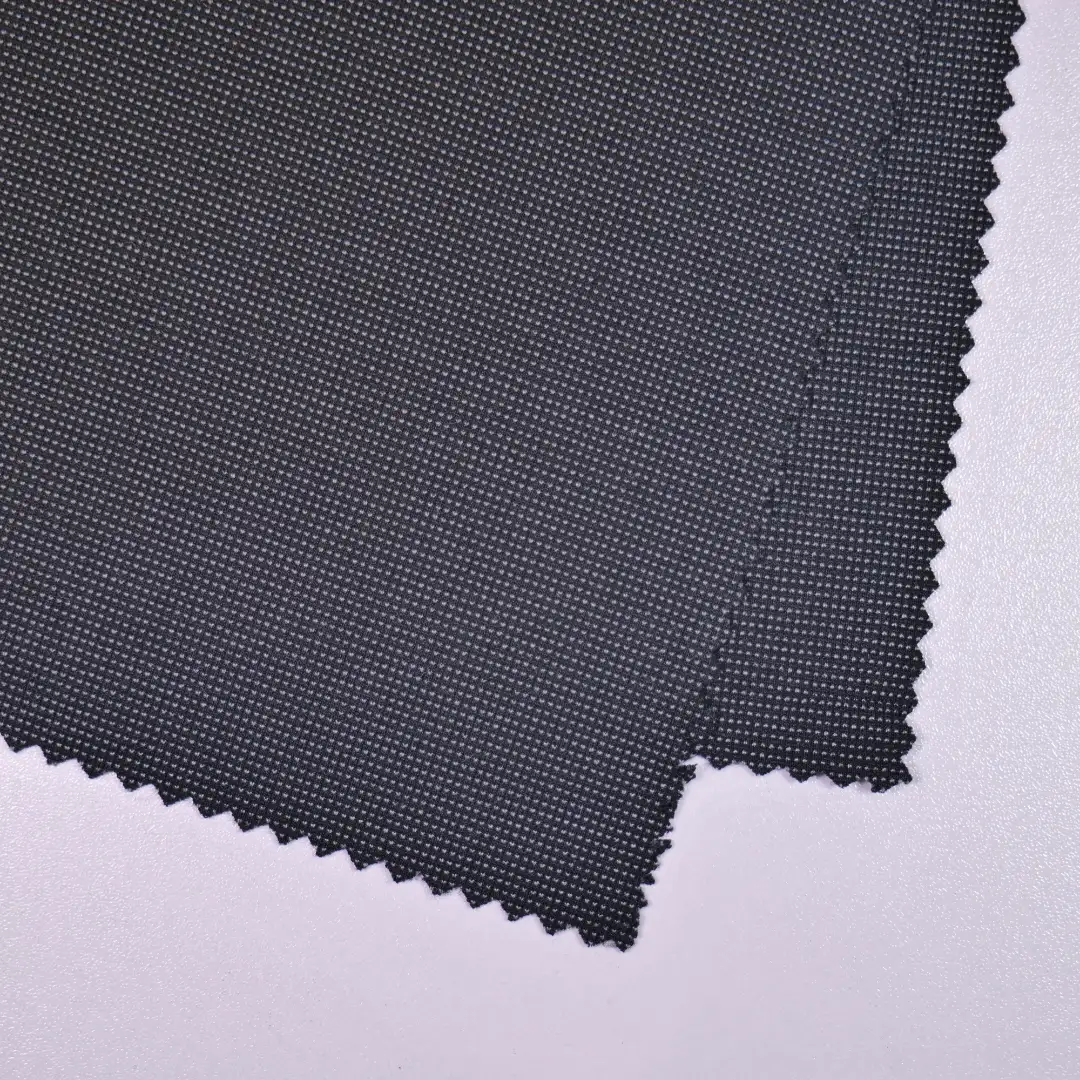 China Fabric for Jackets Ponte Roma Knit Fabric Rayon Nylon Spandex Polyester black color buy from China wholesaler bulk order at wholesale price free worldwide shipping Alibaba