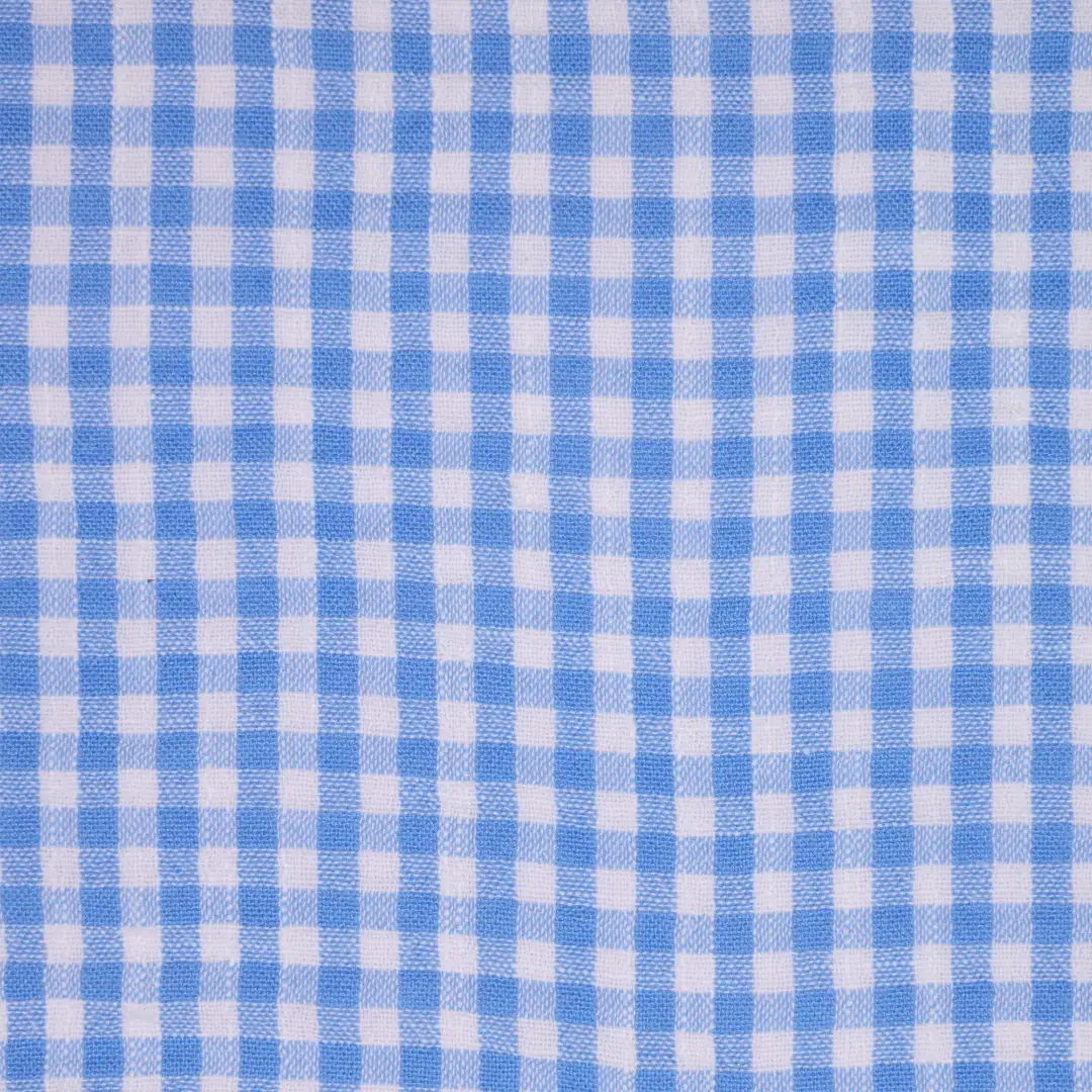 China Fabric for Blouse,Over Shirt Yarn Dyed Check Synthetic Woven Fabric Polyester blue color buy from China wholesaler bulk order at wholesale price free worldwide shipping Alibaba