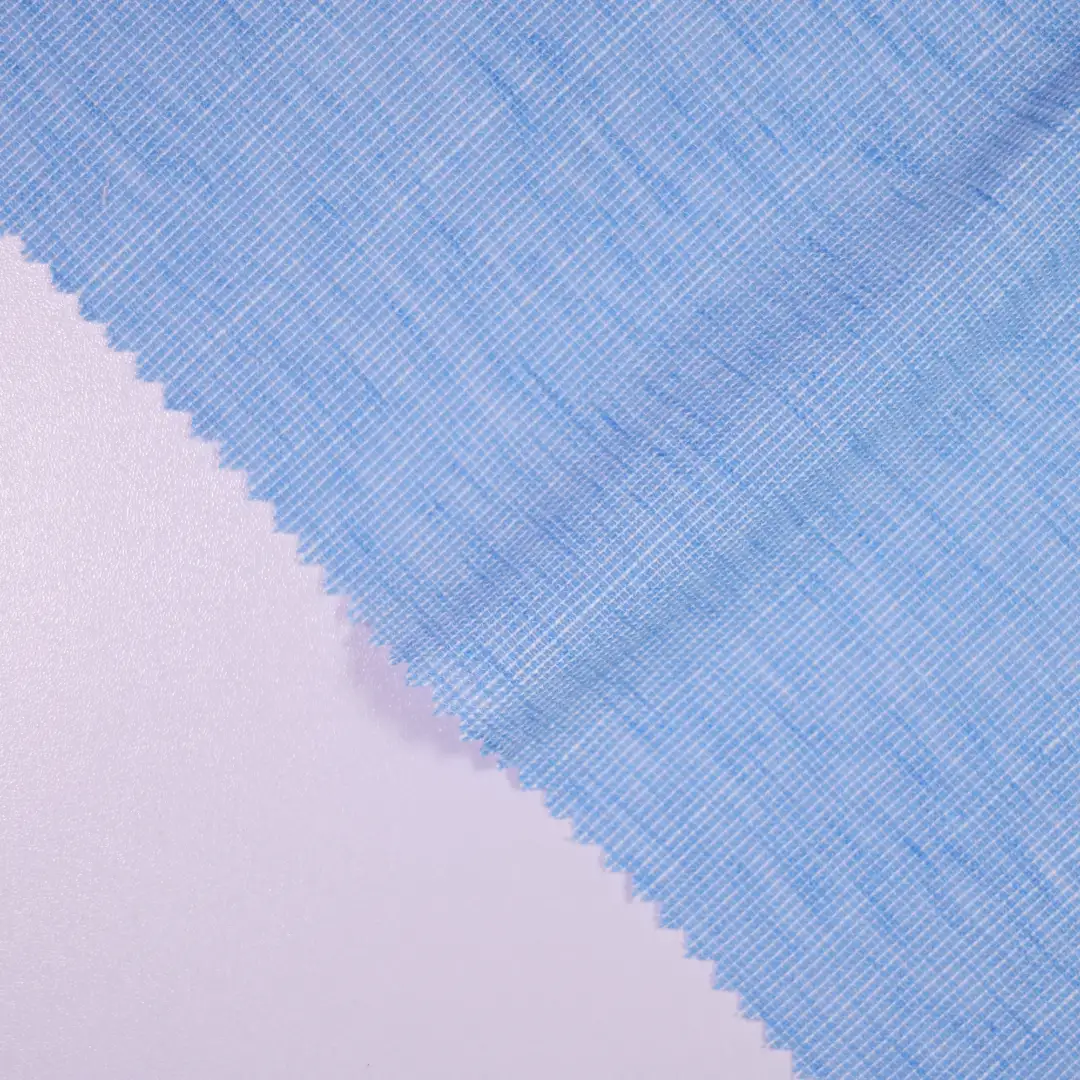 China Fabric for Blouse,Skirt,Over Shirt Slub Fabric Synthetic Woven Fabric Polyester blue color buy from China wholesaler bulk order at wholesale price free worldwide shipping Alibaba