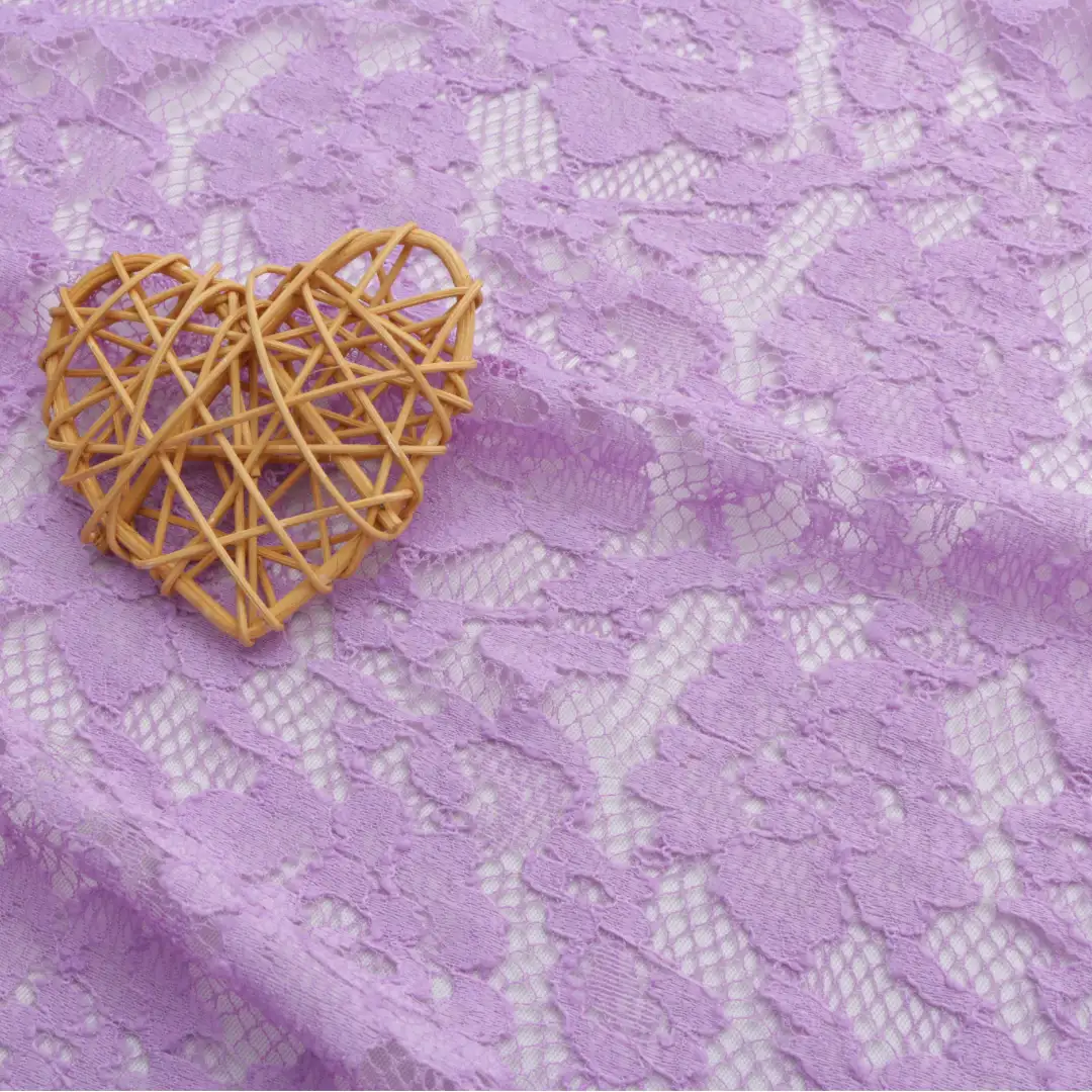 China Fabric for Blouse,Skirt,Shirt Long Sleeve Zipper  Lace Knit Fabric Polyester Spandex purple color buy from China wholesaler bulk order at wholesale price free worldwide shipping Alibaba