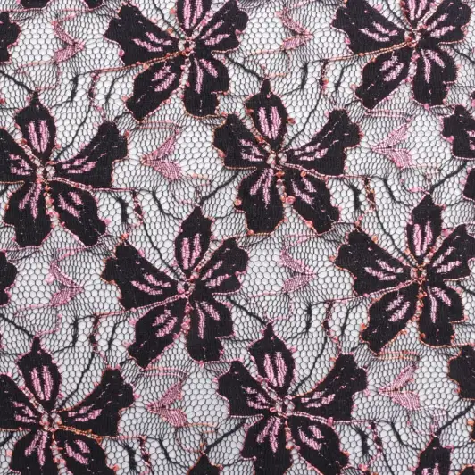 China Fabric for Blouse,Skirt Lace Knit Fabric Nylon Polyester Elastane black color buy from China wholesaler bulk order at wholesale price free worldwide shipping Alibaba