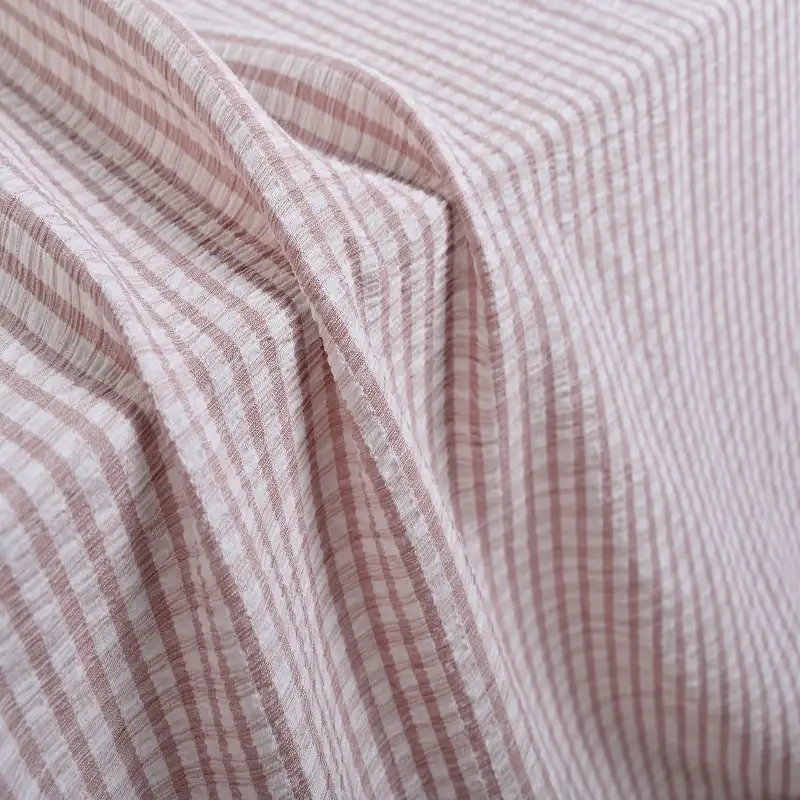 China Fabric for Shirt,T-shirt ,Skirt  Lace Knit Fabric Polyester Cotton pink color buy from China wholesaler bulk order at wholesale price free worldwide shipping Alibaba