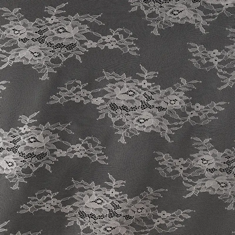 China Fabric for Blouse,Skirt,Shirt Long Sleeve Button ,Dresses (Cardigan Button) ,Skirt  Lace Knit Fabric Nylon white color buy from China wholesaler bulk order at wholesale price free worldwide shipping Alibaba