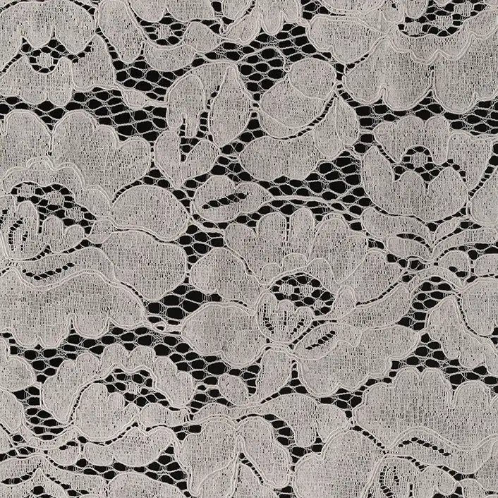 China Fabric for Blouse,Skirt,Shirt Long Sleeve Button ,Dresses (Cardigan Button) ,Skirt  Lace Knit Fabric Cotton Nylon Rayon white color buy from China wholesaler bulk order at wholesale price free worldwide shipping Alibaba