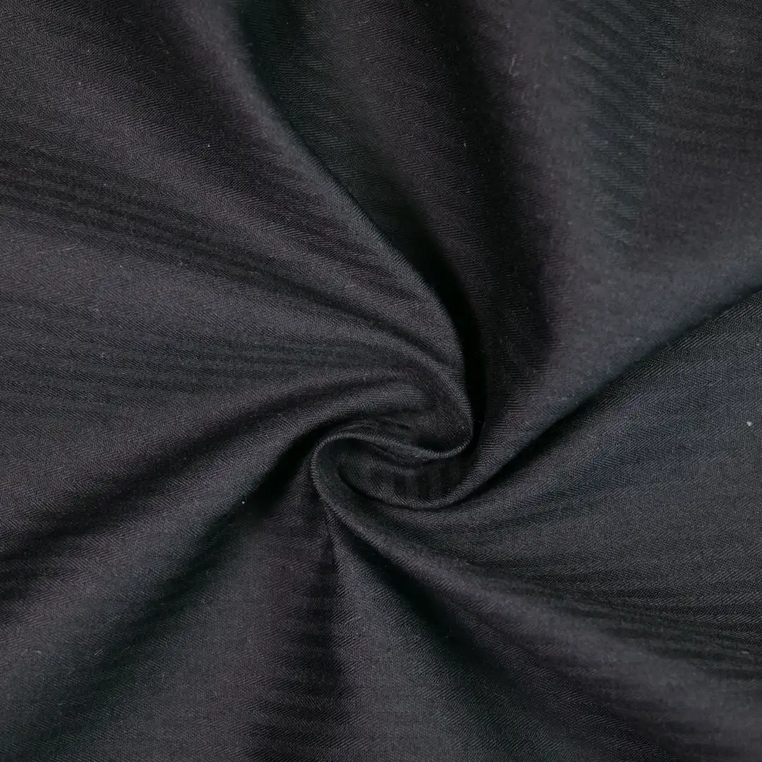 China Fabric for Interlining TC Poplin Woven Blended Fabric Polyester Cotton Black color buy from China wholesaler bulk order at wholesale price free worldwide shipping Alibaba