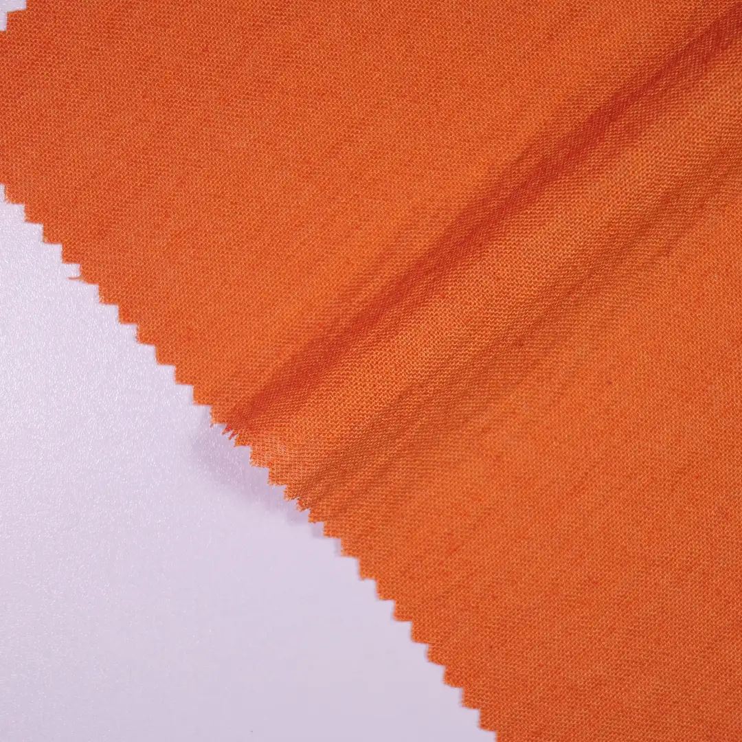 China Fabric for Blouse,Skirt,Over Shirt Slub Fabric Synthetic Woven Fabric Polyester Orange-red color buy from China wholesaler bulk order at wholesale price free worldwide shipping Alibaba