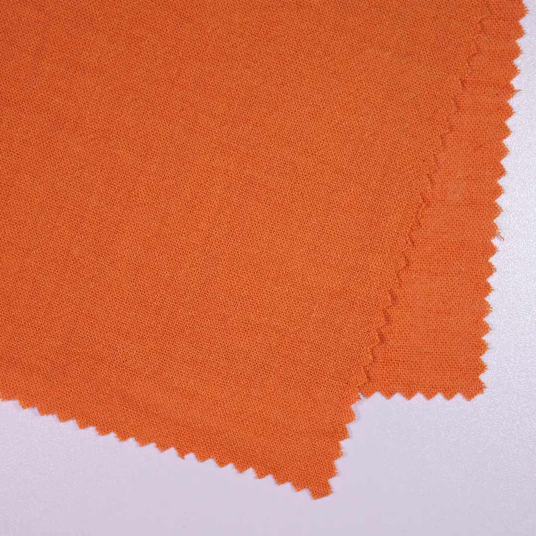 China Fabric for Blouse,Skirt,Over Shirt Slub Fabric Synthetic Woven Fabric Polyester Orange-red color buy from China wholesaler bulk order at wholesale price free worldwide shipping Alibaba