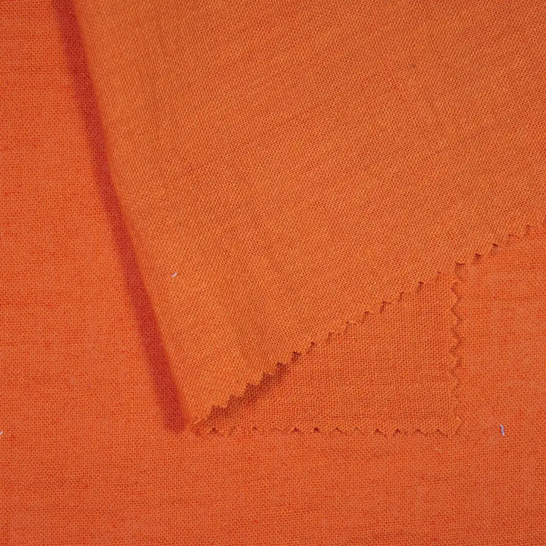 China Fabric for Blouse,Skirt,Over Shirt Slub Fabric Synthetic Woven Fabric Polyester Orange-red color buy from China wholesaler bulk order at wholesale price free worldwide shipping Alibaba