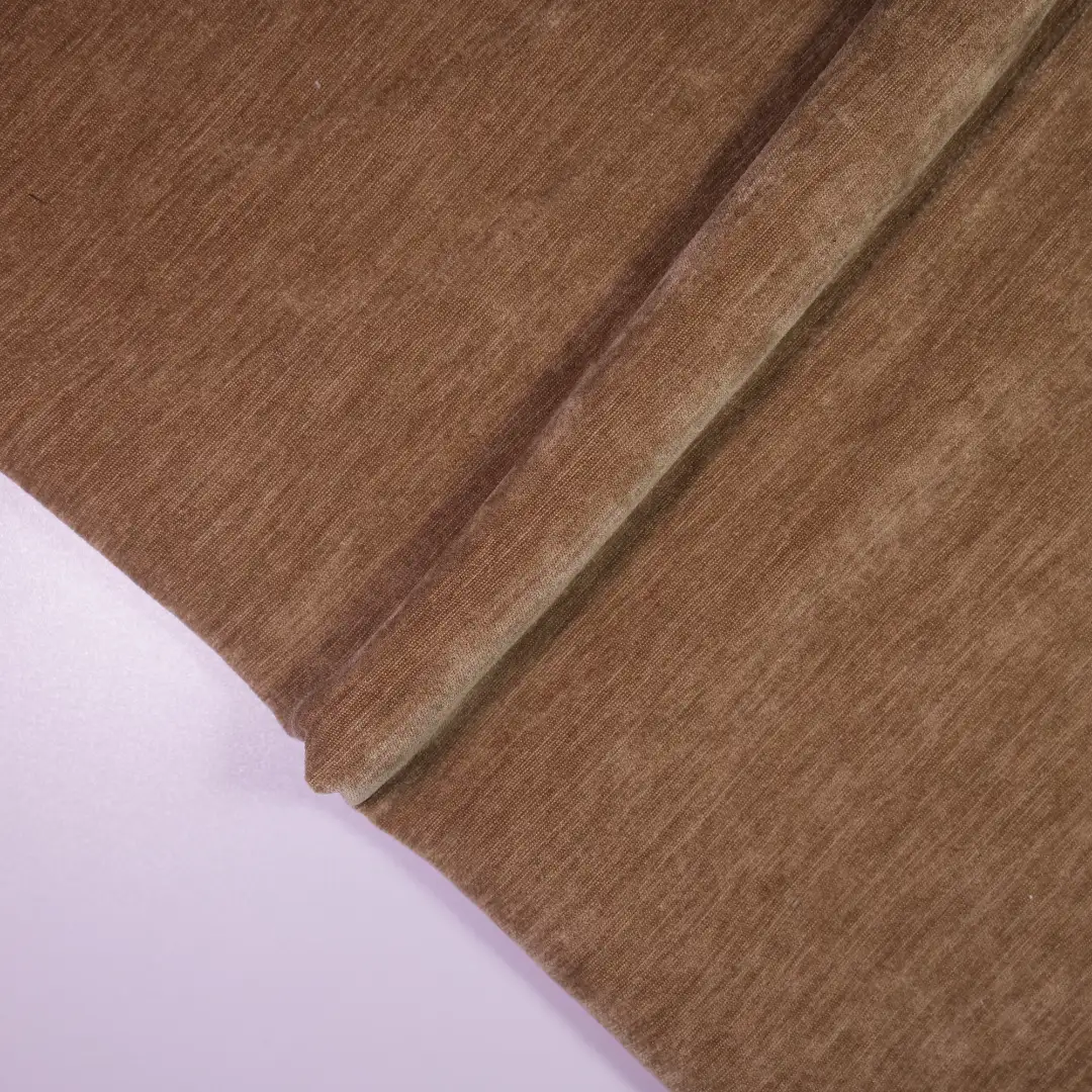 China Fabric for Blazer,Hoodie,Full-Zipper Cardigan ,Hoodie  ,Knitted Trousers ,Women's Pants  Double-side fleece Knit Fabric Polyester Spandex Brown color buy from China wholesaler bulk order at wholesale price free worldwide shipping Alibaba