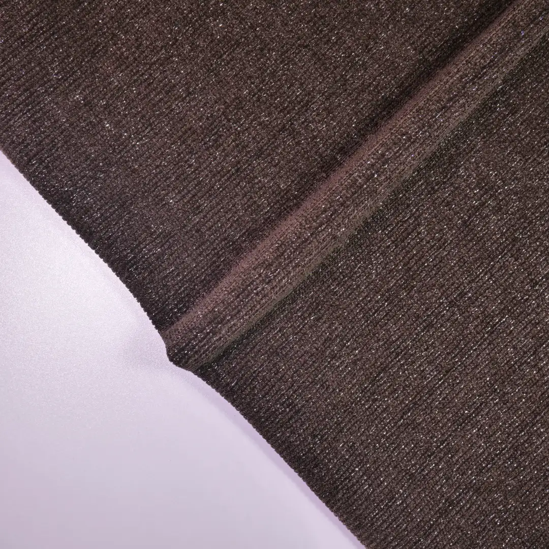 China Fabric for Hoodie  ,Knitted Trousers ,Sweatshirt knitted Corduroy Knit Fabric Polyester Spandex Brown color buy from China wholesaler bulk order at wholesale price free worldwide shipping Alibaba