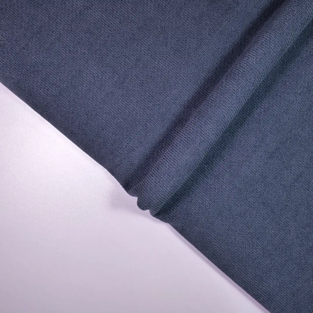 China Fabric for Pants,Suit Trouser,Suit knitted Corduroy Knit Fabric Polyester Spandex Folkstone Gray color buy from China wholesaler bulk order at wholesale price free worldwide shipping Alibaba