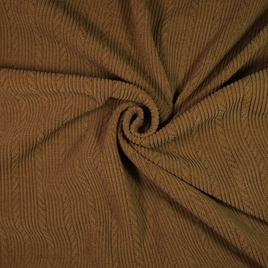 China Fabric for Pants,Jackets,Suit,Knitted Trousers  Jacquard Knit Fabric Polyester Spandex oil yellow color buy from China wholesaler bulk order at wholesale price free worldwide shipping Alibaba