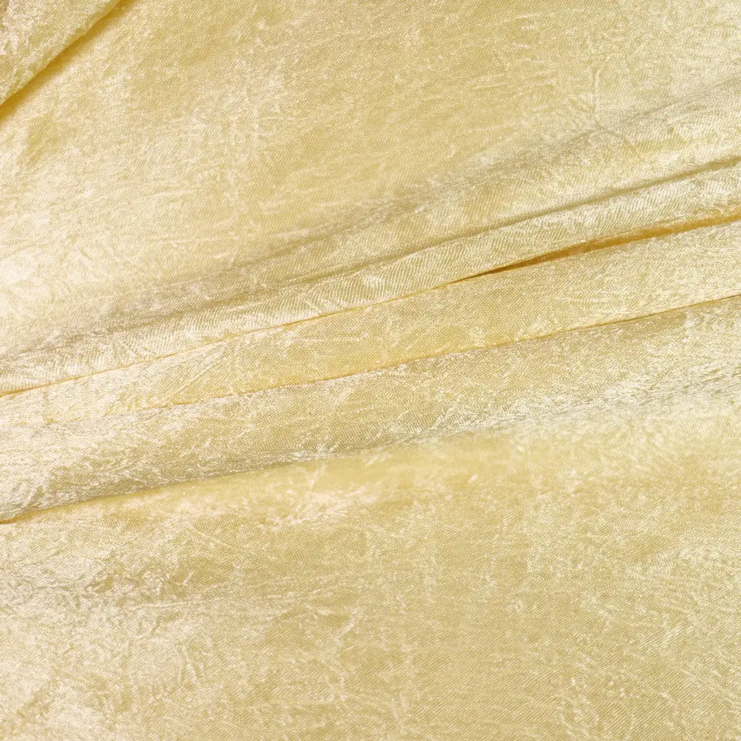 China Fabric for Shirt,Crop Top Bengaline Synthetic Woven Fabric Polyester Light Yellow color buy from China wholesaler bulk order at wholesale price free worldwide shipping Alibaba