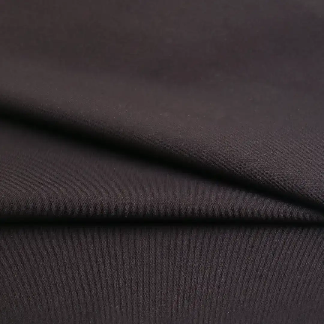 China Fabric for Jackets,Blazer,T-Shirt,Bomber jacket Interlock Knit Fabric Polyester Spandex Black color buy from China wholesaler bulk order at wholesale price free worldwide shipping Alibaba