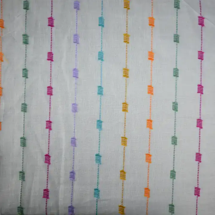 India Fabric for Shirt,Pants Cotton Dobby Natural Woven Fabric Cotton Polyester White color buy from India wholesaler bulk order at wholesale price free worldwide shipping Alibaba