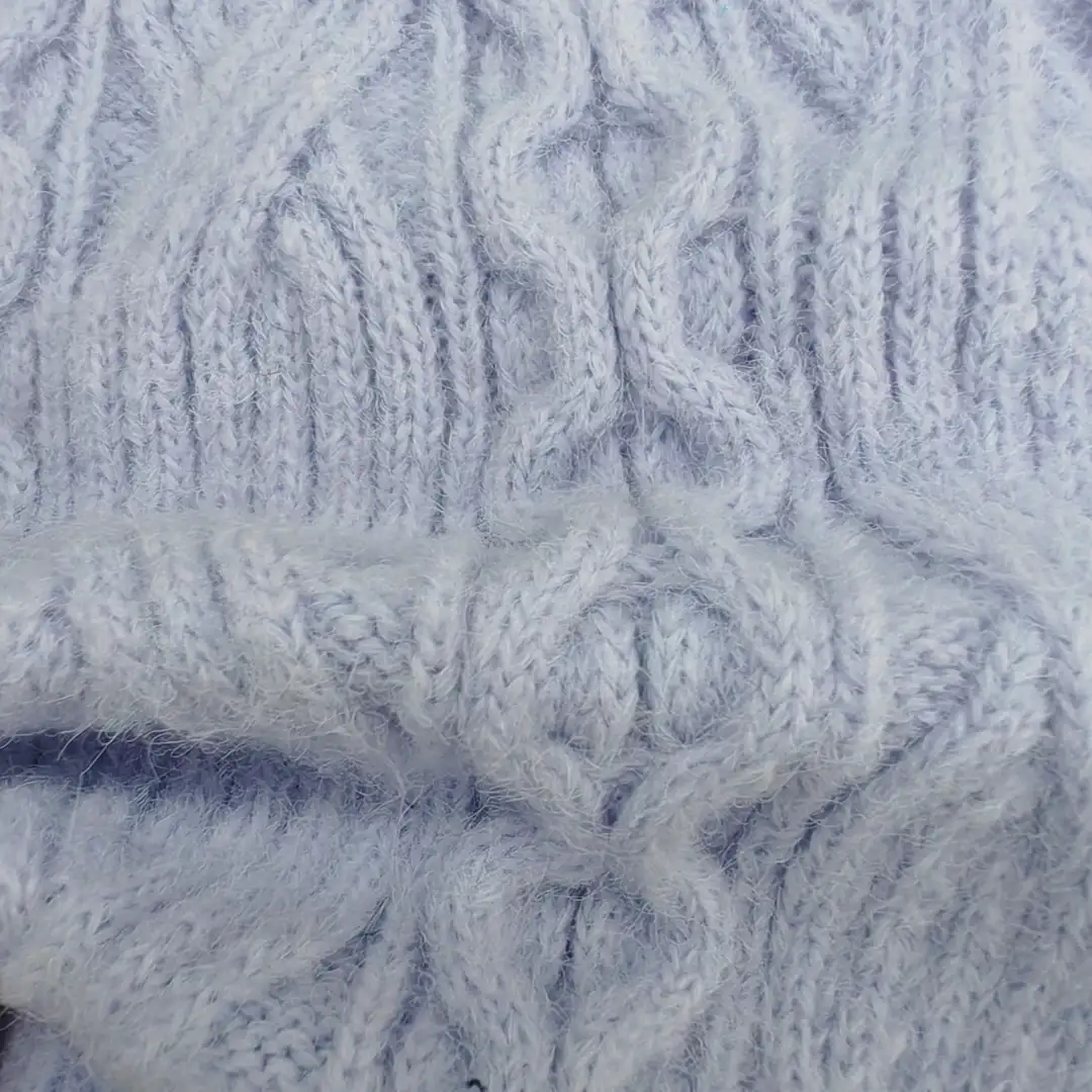 China Yarn for Hoodie,Open Cardigan (Sweater),Round Neck Pullover (Sweater),Crop Top Pullover (Sweater) Air Spun Yarn Fancy Yarn Nylon Acrylic Polyester Blue color buy from China wholesaler bulk order at wholesale price free worldwide shipping Alibaba