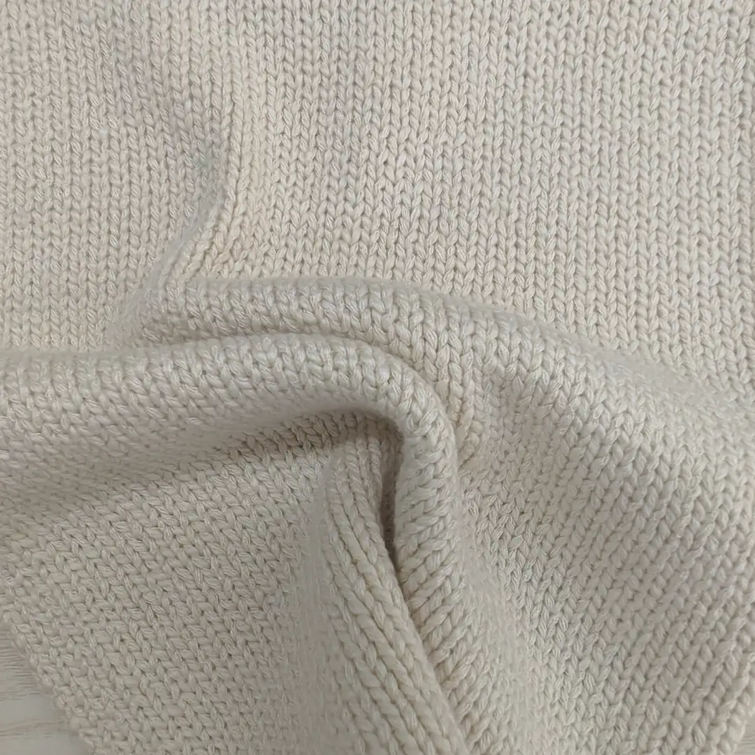China Yarn for Hoodie,Open Cardigan (Sweater),Round Neck Pullover (Sweater),Crop Top Pullover (Sweater) Core Filling Yarn Fancy Yarn BCI Cotton Eco Vero Viscose off-white color buy from China wholesaler bulk order at wholesale price free worldwide shipping Alibaba