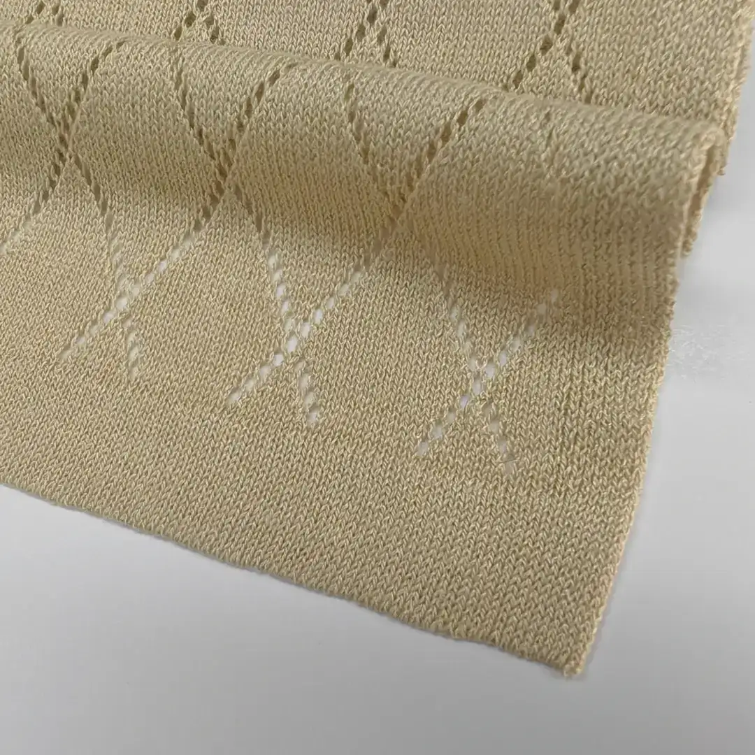 China Yarn for Blouse,Crop Top,Full-Zipper Cardigan (Sweater),Half-Zipper Cardigan (Sweater) Ring Spun Regular Yarn Viscose cream-coloured color buy from China wholesaler bulk order at wholesale price free worldwide shipping Alibaba