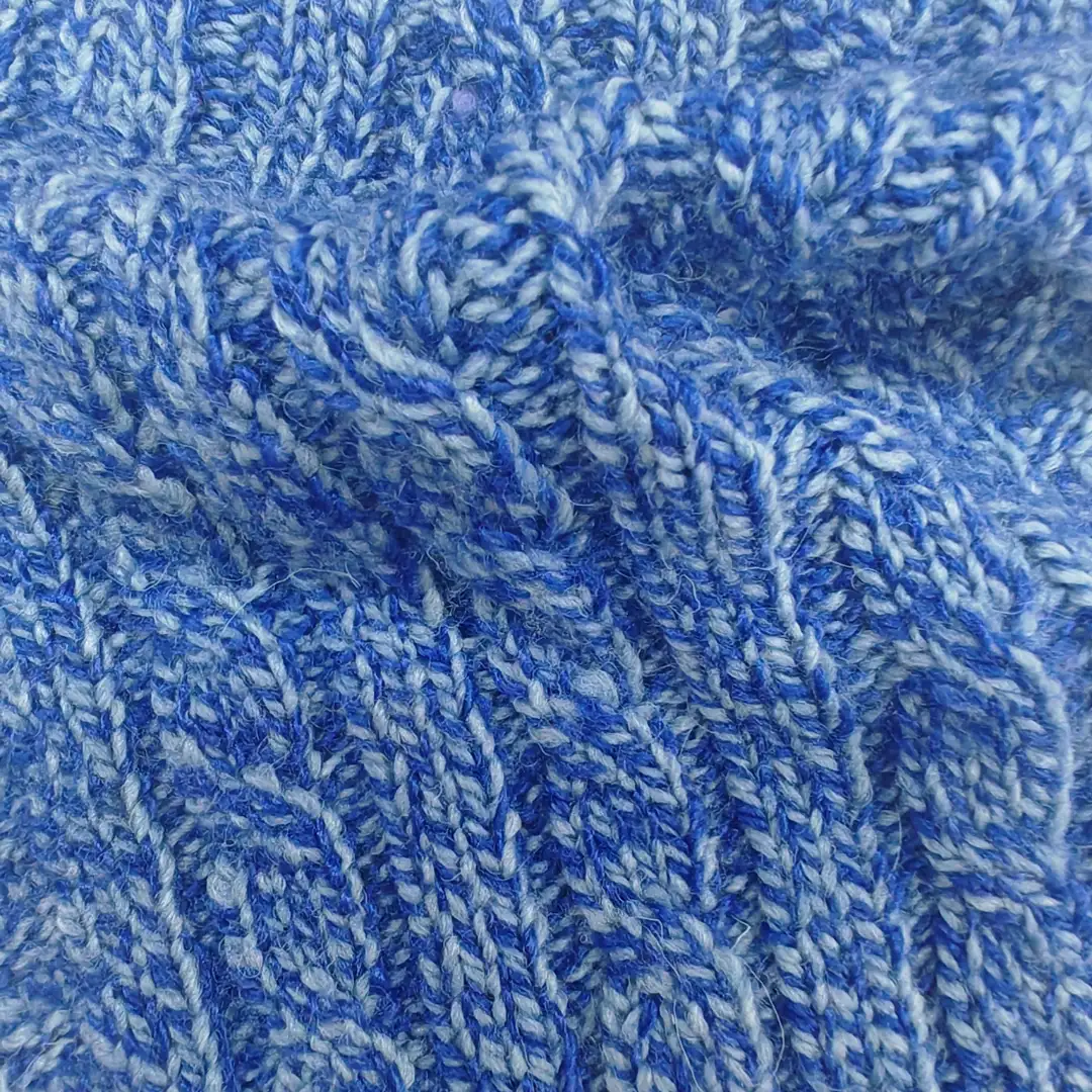 China Yarn for Hoodie,Open Cardigan (Sweater),Round Neck Pullover (Sweater),Crop Top Pullover (Sweater) Roving Yarn Fancy Yarn Polyester Acrylic Nylon Wool Blue color buy from China wholesaler bulk order at wholesale price free worldwide shipping Alibaba