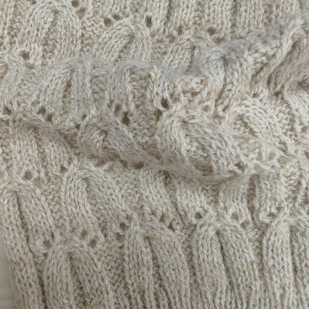 China Yarn for Hoodie,Open Cardigan (Sweater),Round Neck Pullover (Sweater),Crop Top Pullover (Sweater) Core Spun Yarn Regular Yarn Polyester Acrylic Linen off-white color buy from China wholesaler bulk order at wholesale price free worldwide shipping Alibaba