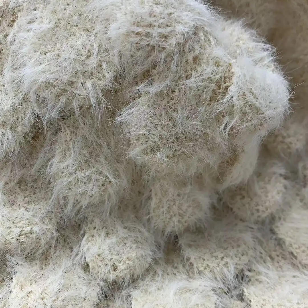 China Yarn for T-Shirt,Polo Shirt,Crew Neck Pullover (Sweater) Cat Feather Yarn Fancy Yarn Polyester 杏色 color buy from China wholesaler bulk order at wholesale price free worldwide shipping Alibaba