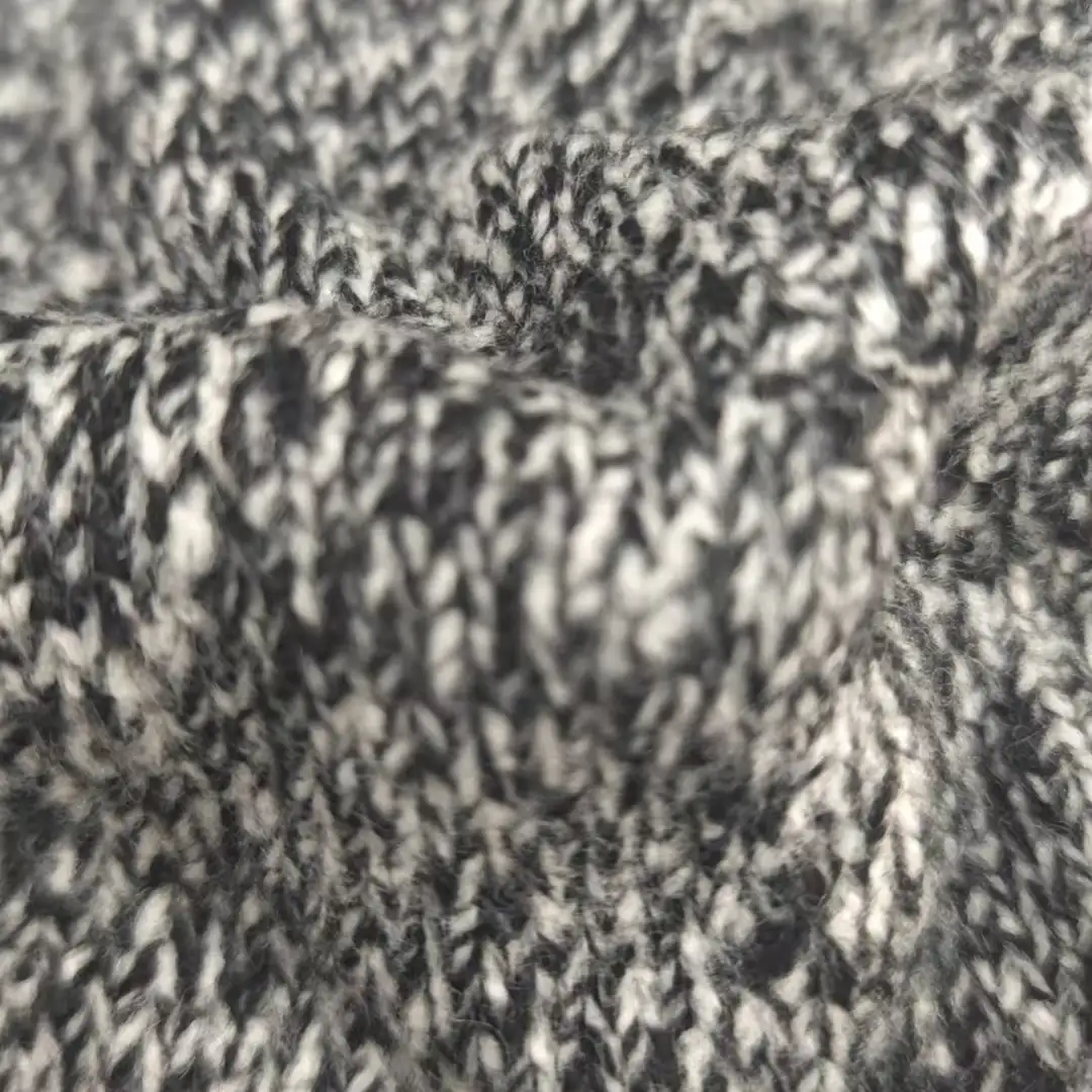 China Yarn for Hoodie,Full-Zipper Cardigan (Sweater),Half-Zipper Cardigan (Sweater),Crew Neck Pullover (Sweater) Mossy Yarn Fancy Yarn Recycled Polyester Acrylic Wool Spandex Black and white color buy from China wholesaler bulk order at wholesale price free worldwide shipping Alibaba