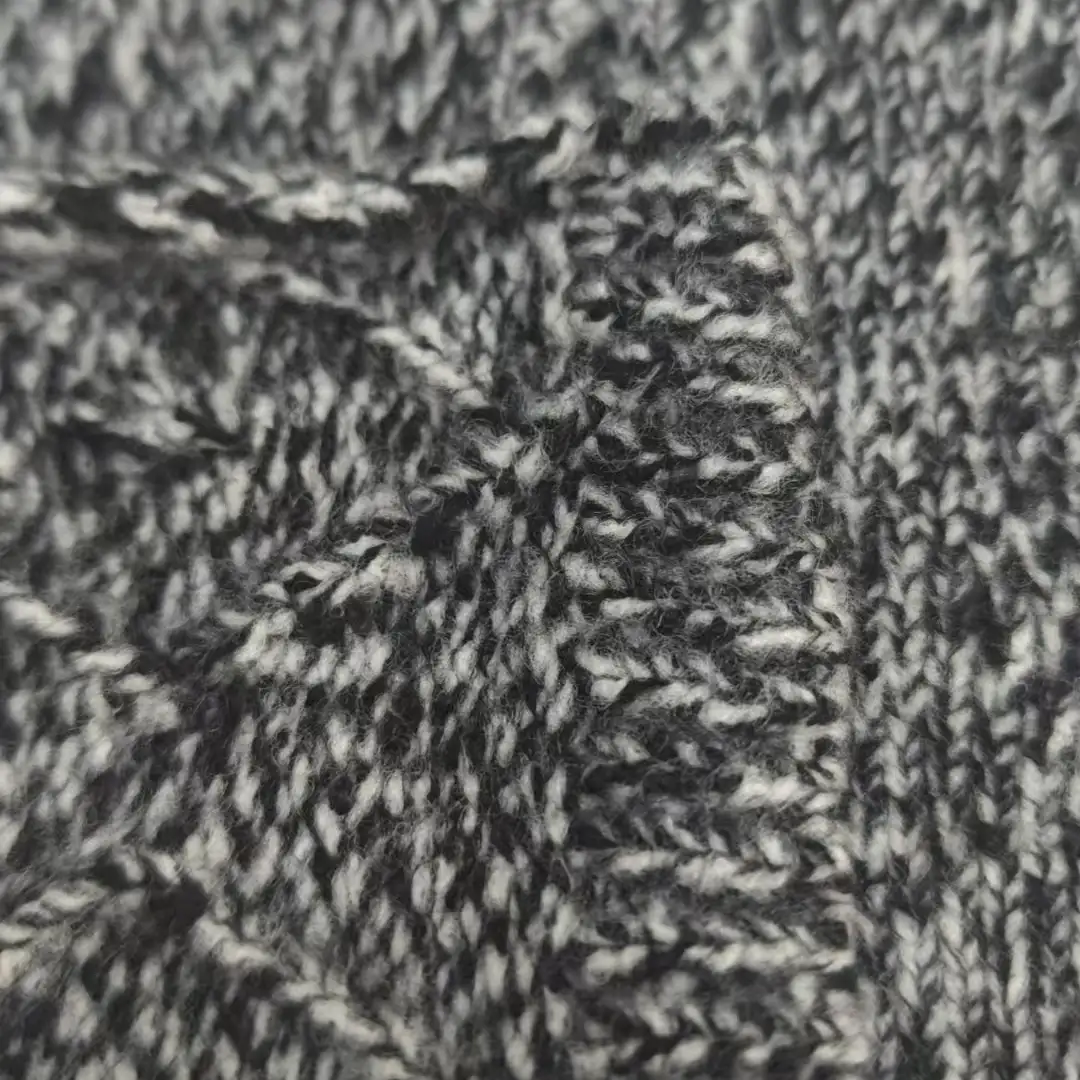 China Yarn for Hoodie,Full-Zipper Cardigan (Sweater),Half-Zipper Cardigan (Sweater),Crew Neck Pullover (Sweater) Mossy Yarn Fancy Yarn Recycled Polyester Acrylic Wool Spandex Black and white color buy from China wholesaler bulk order at wholesale price free worldwide shipping Alibaba