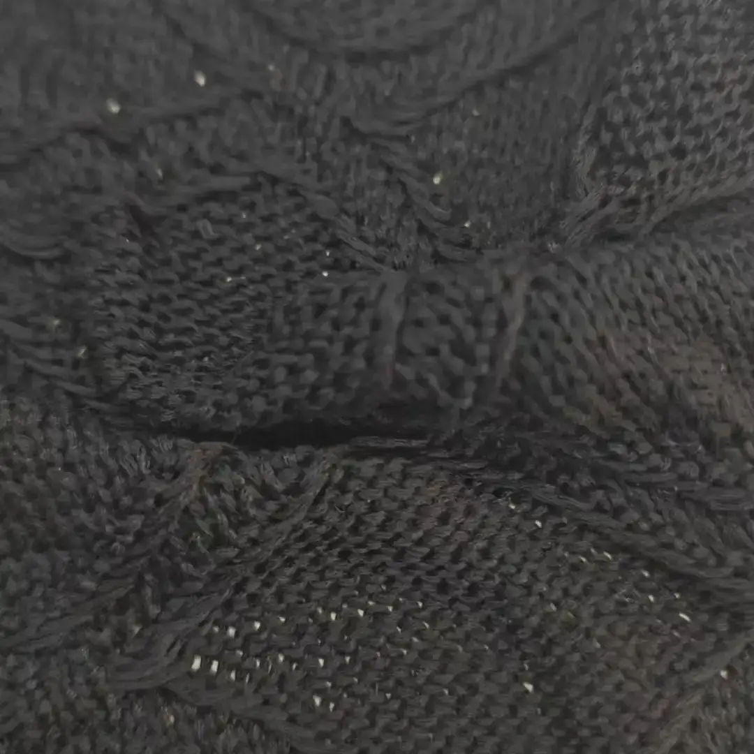 China Yarn for Crop Top,Open Cardigan (Sweater),Crew Neck Pullover (Sweater),Crop Top Pullover (Sweater) Tubular Tape Yarn Fancy Yarn Acrylic BLACK color buy from China wholesaler bulk order at wholesale price free worldwide shipping Alibaba