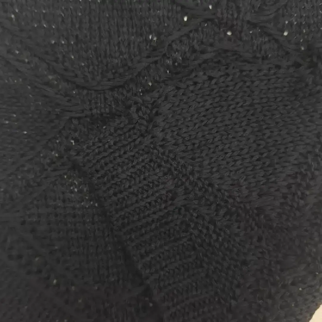 China Yarn for Crop Top,Open Cardigan (Sweater),Crew Neck Pullover (Sweater),Crop Top Pullover (Sweater) Tubular Tape Yarn Fancy Yarn Acrylic BLACK color buy from China wholesaler bulk order at wholesale price free worldwide shipping Alibaba