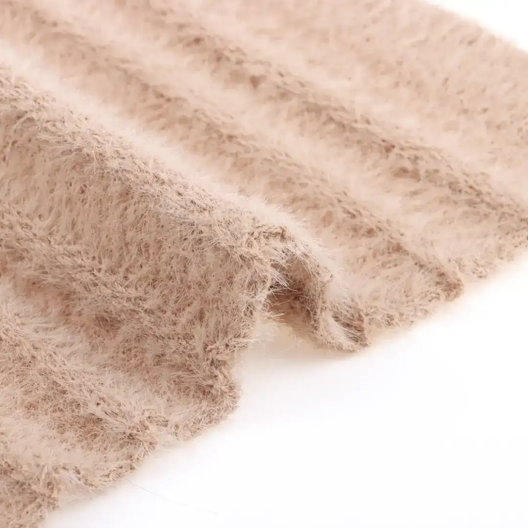 China Yarn for Hoodie,Open Cardigan (Sweater),Crew Neck Pullover (Sweater),Crop Top Pullover (Sweater) Cat Feather Yarn Fancy Yarn Nylon Brown color buy from China wholesaler bulk order at wholesale price free worldwide shipping Alibaba